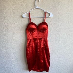 Sexy red dress